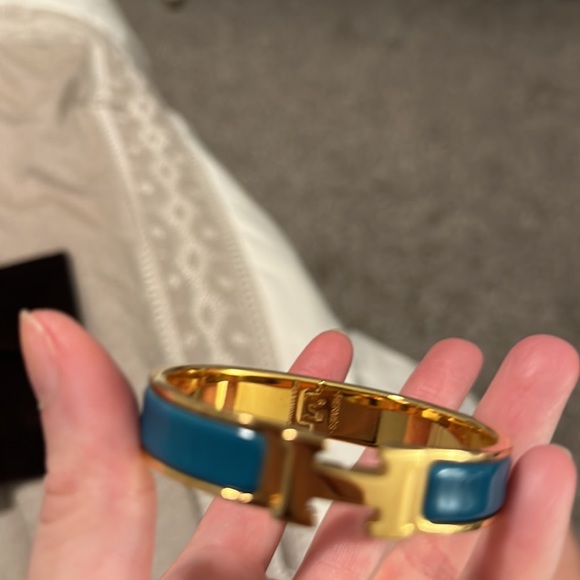 Hermes Jewelry Hermes Thin Bracelet Poshmark